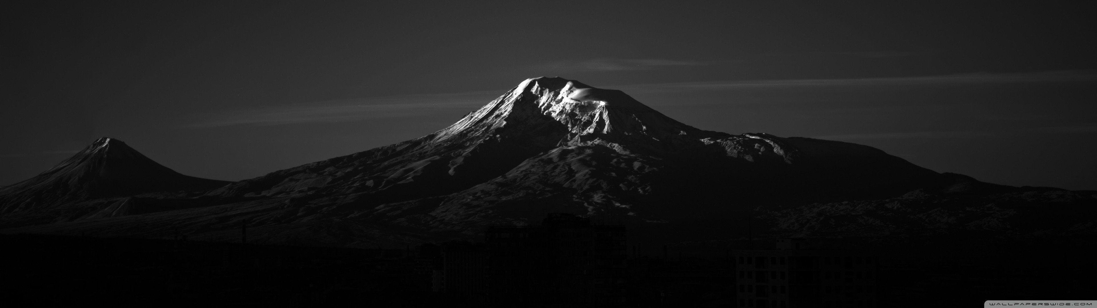 4K Wide Wallpaper 7680x2160 Mountain 4k dual monitor wallpaper