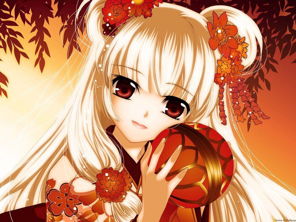 Orange Anime Girl Wallpapers Top Free Orange Anime Girl Backgrounds