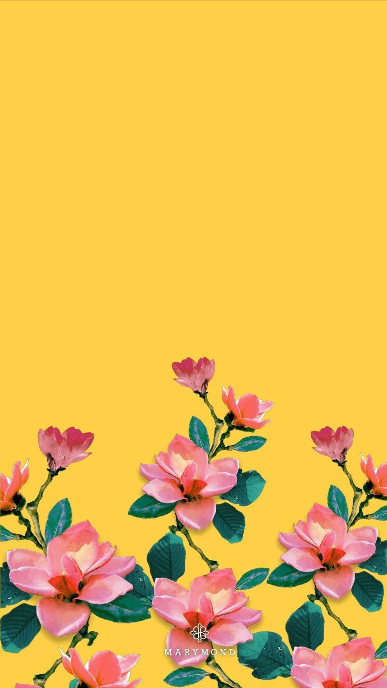 Yellow Floral Phone Wallpapers Top Free Yellow Floral Phone