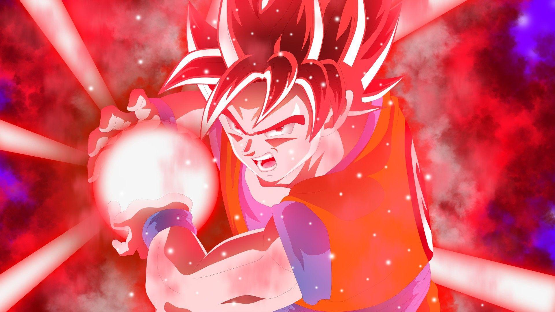 Red Goku Wallpapers Top Free Red Goku Backgrounds WallpaperAccess