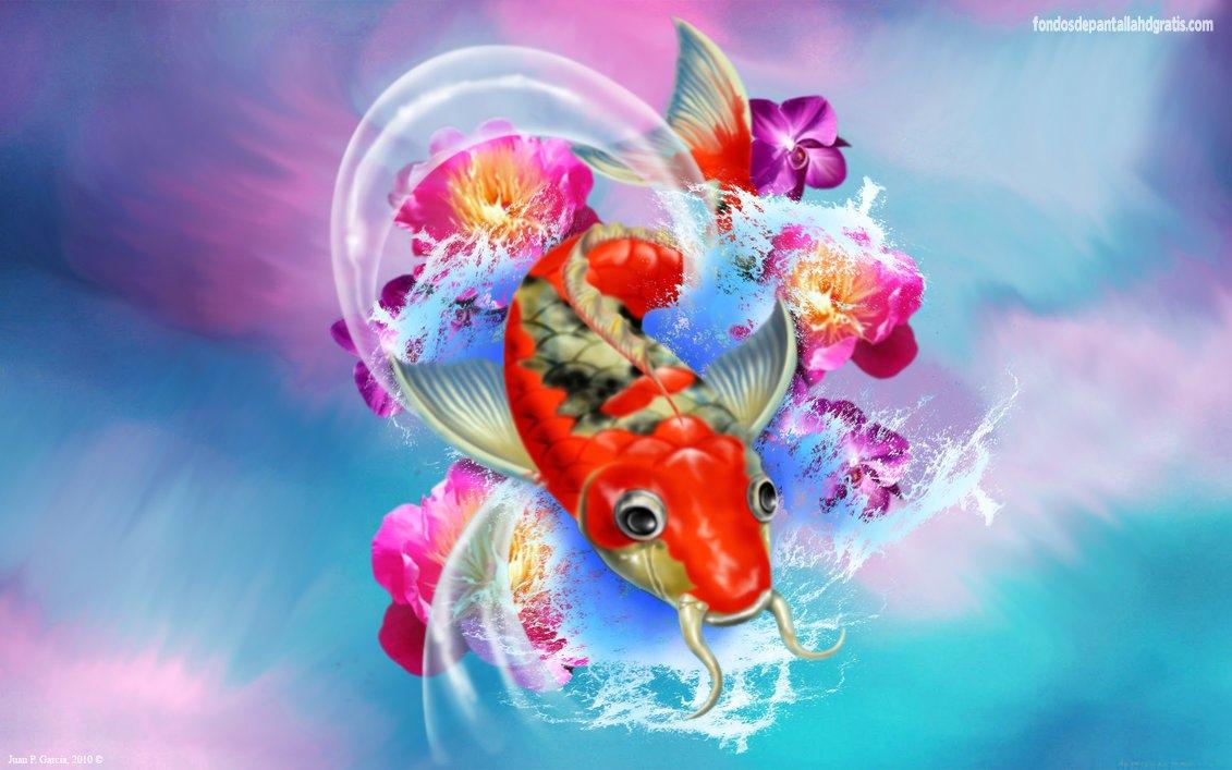 Koi Fish Wallpapers Top Free Koi Fish Backgrounds WallpaperAccess