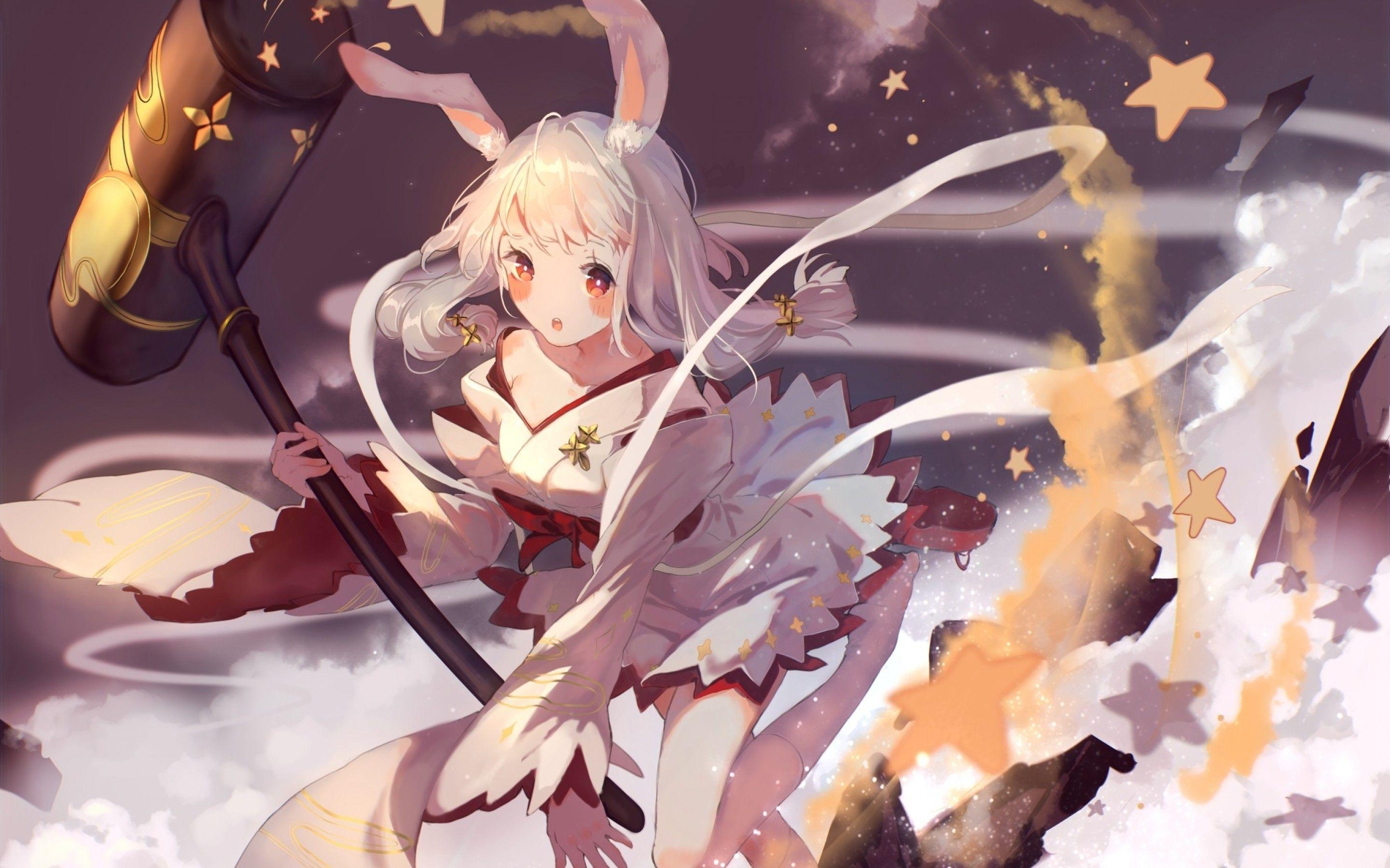 Cute Bunny Anime Wallpapers Top Free Cute Bunny Anime Backgrounds