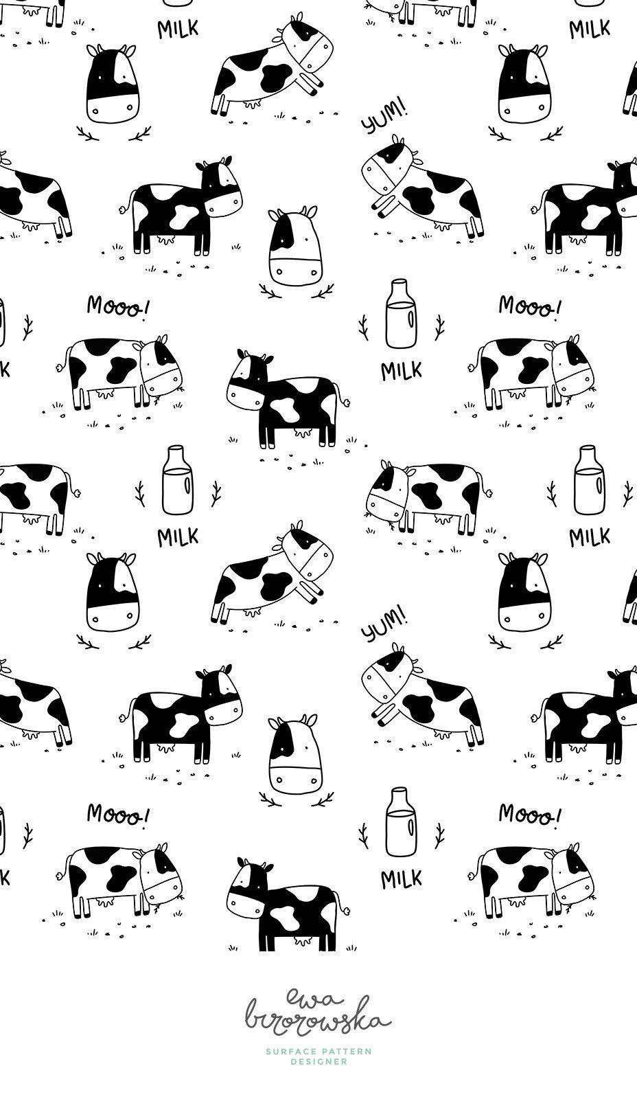 Black and White Cow Wallpapers Top Free Black and White Cow
