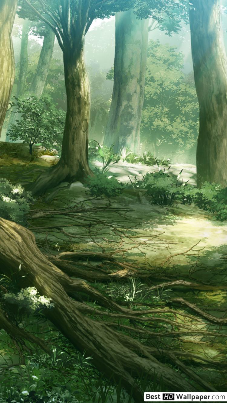 Anime Forest iPhone Wallpapers Top Free Anime Forest iPhone