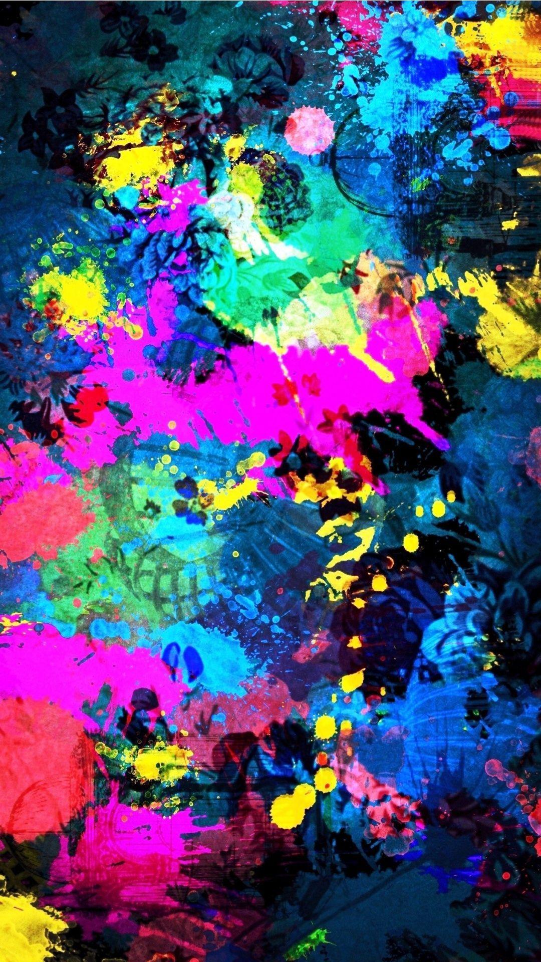 Splatter Paint iPhone Wallpapers Top Free Splatter Paint iPhone