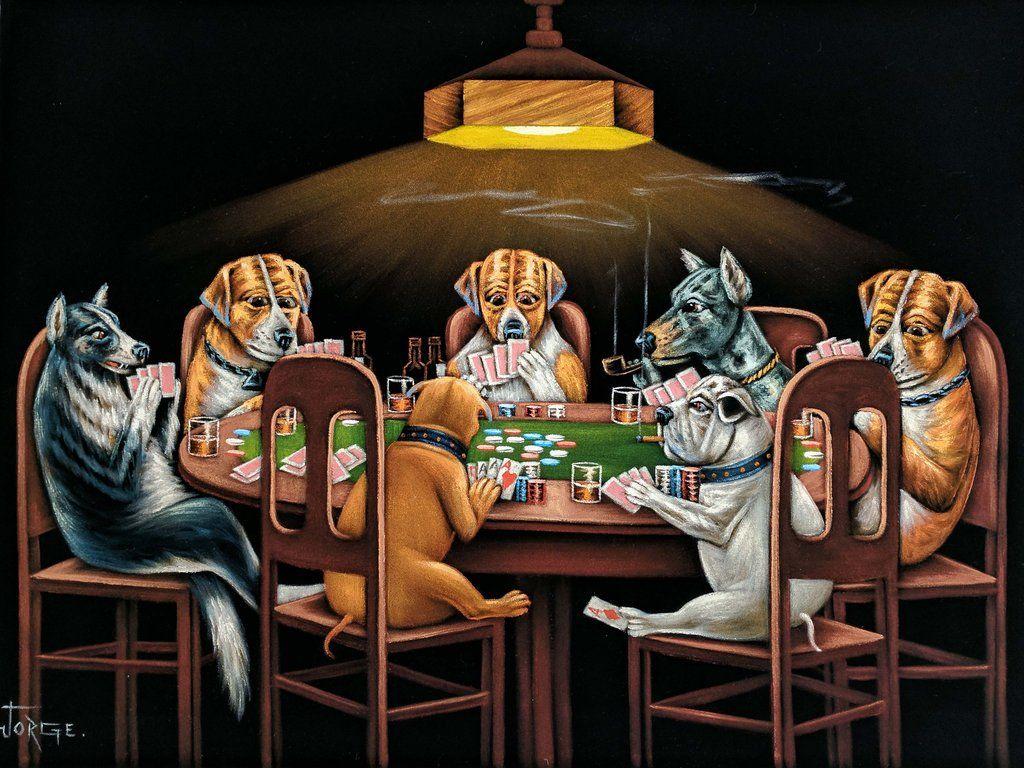 Dogs Playing Poker Wallpapers Top Free Dogs Playing Poker Backgrounds
