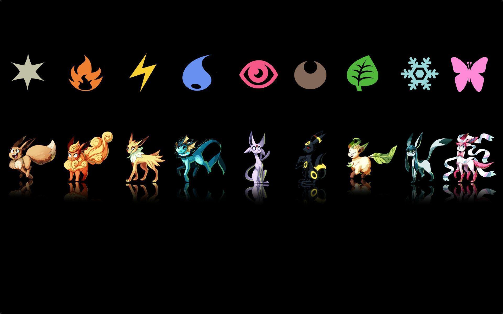 All Eevee Evolutions Wallpapers Top Free All Eevee Evolutions