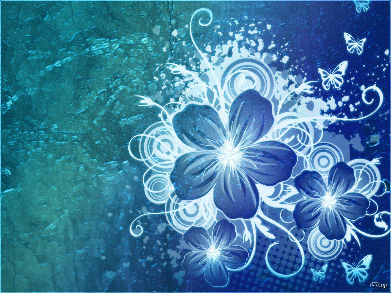 Cute Blue Flower Wallpapers Top Free Cute Blue Flower Backgrounds