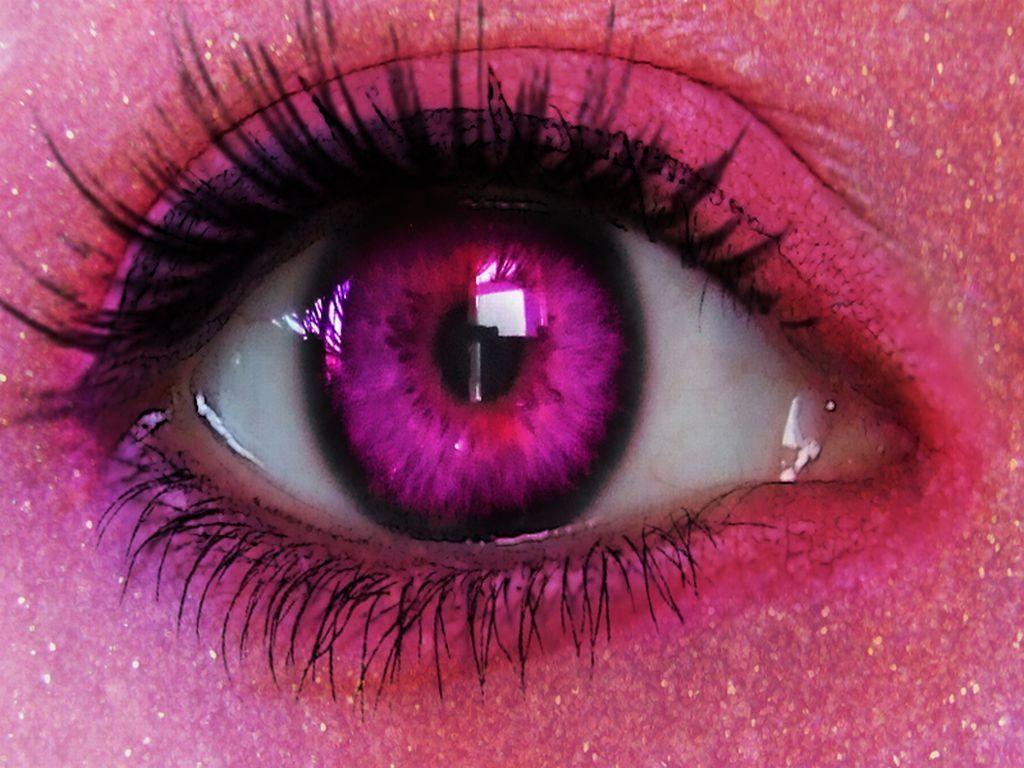 Pink Eyes Wallpapers Top Free Pink Eyes Backgrounds WallpaperAccess