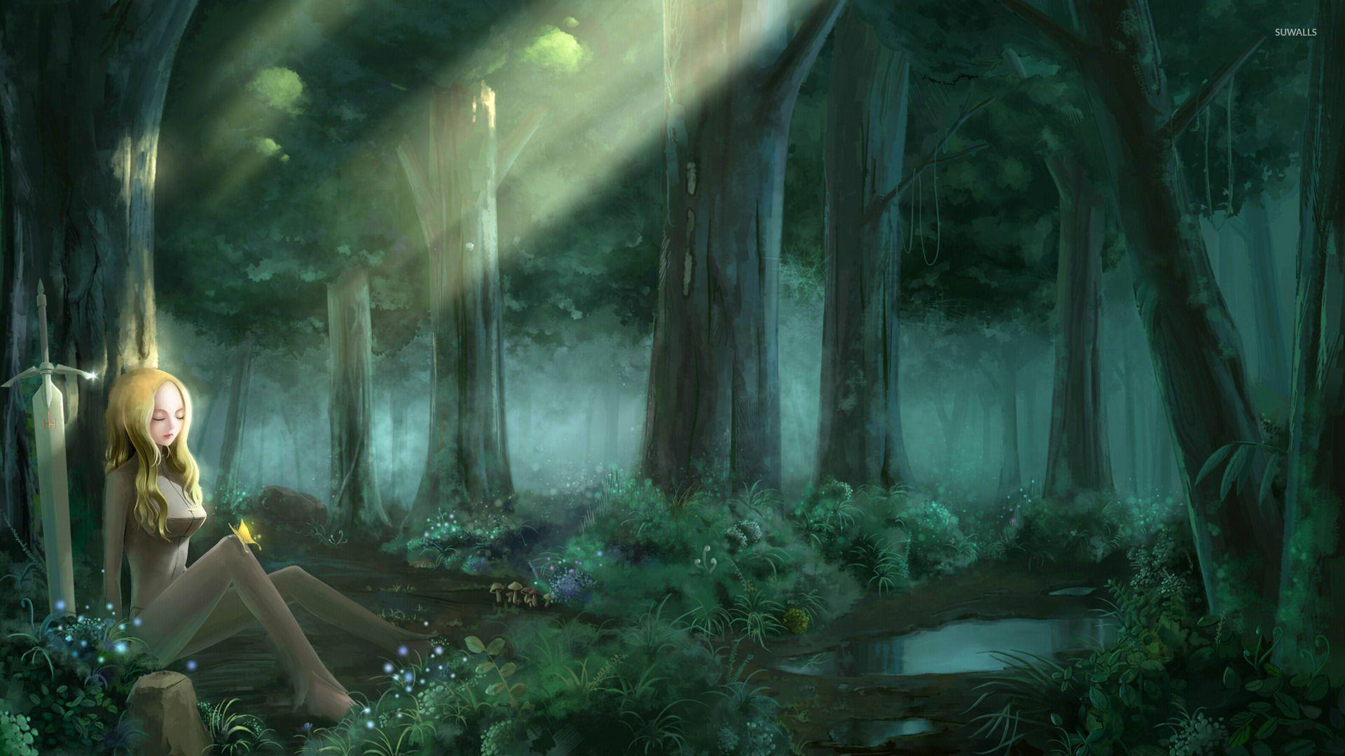 Anime Forest Wallpapers Top Free Anime Forest Backgrounds