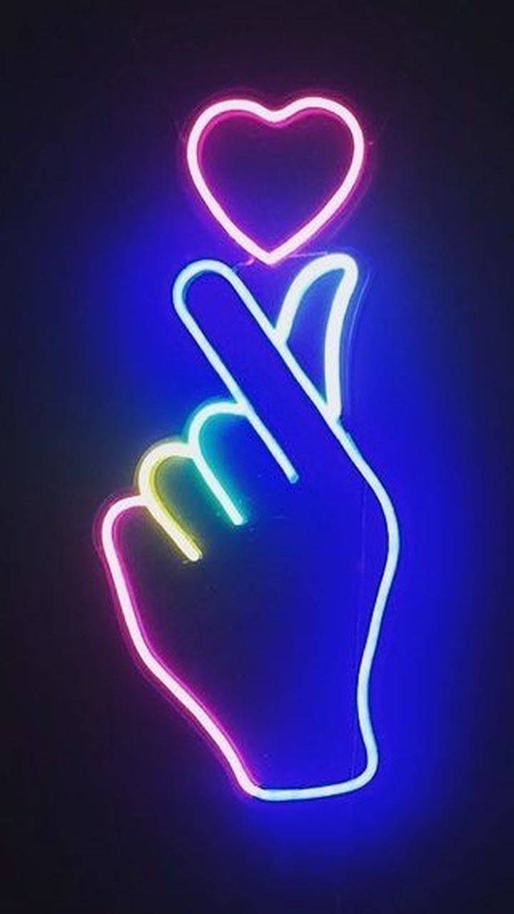 Finger Heart Wallpaper