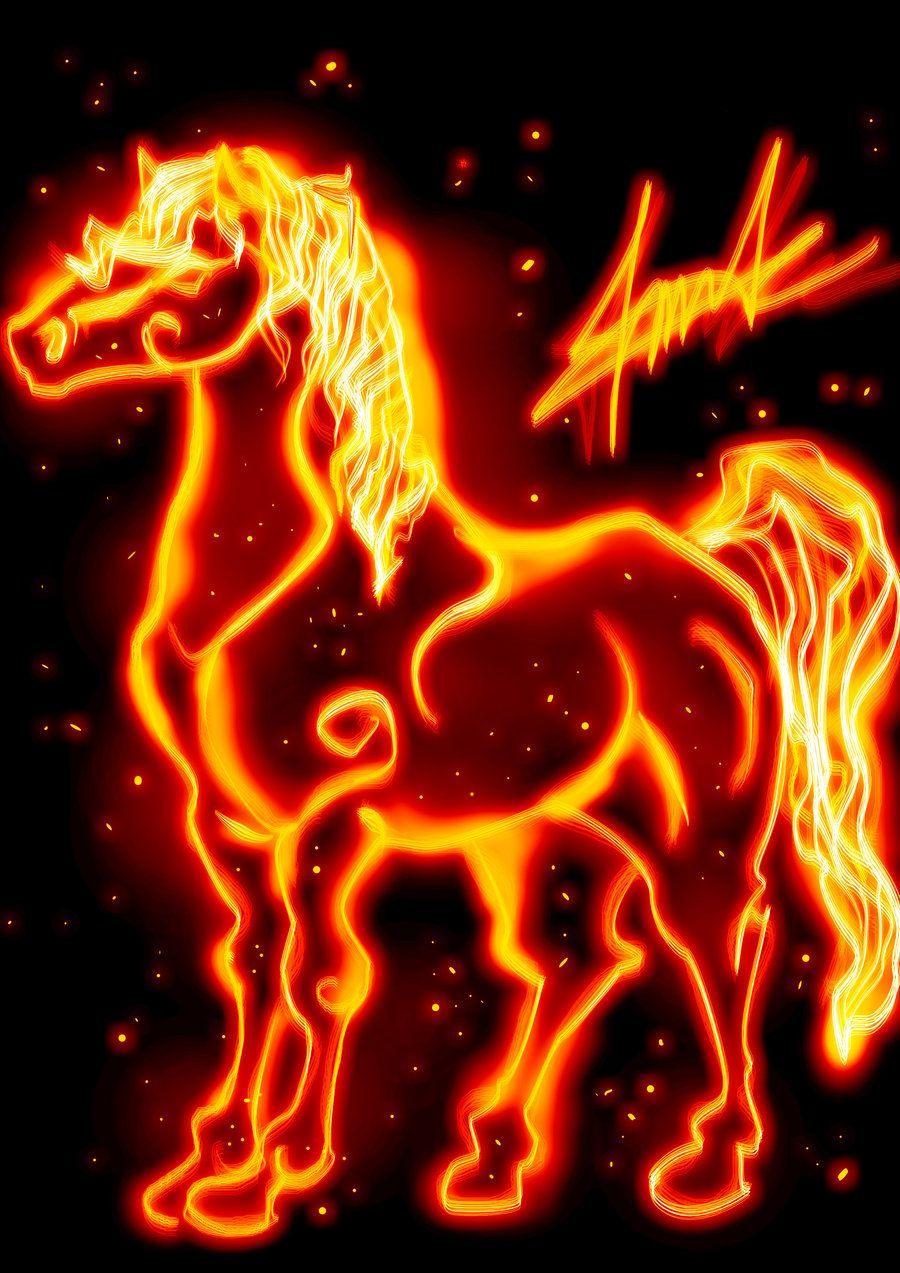 Neon Horses Wallpapers Top Free Neon Horses Backgrounds WallpaperAccess