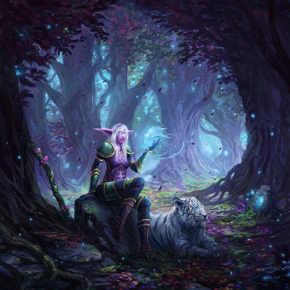 Warcraft Night Elf Wallpapers Top Free Warcraft Night