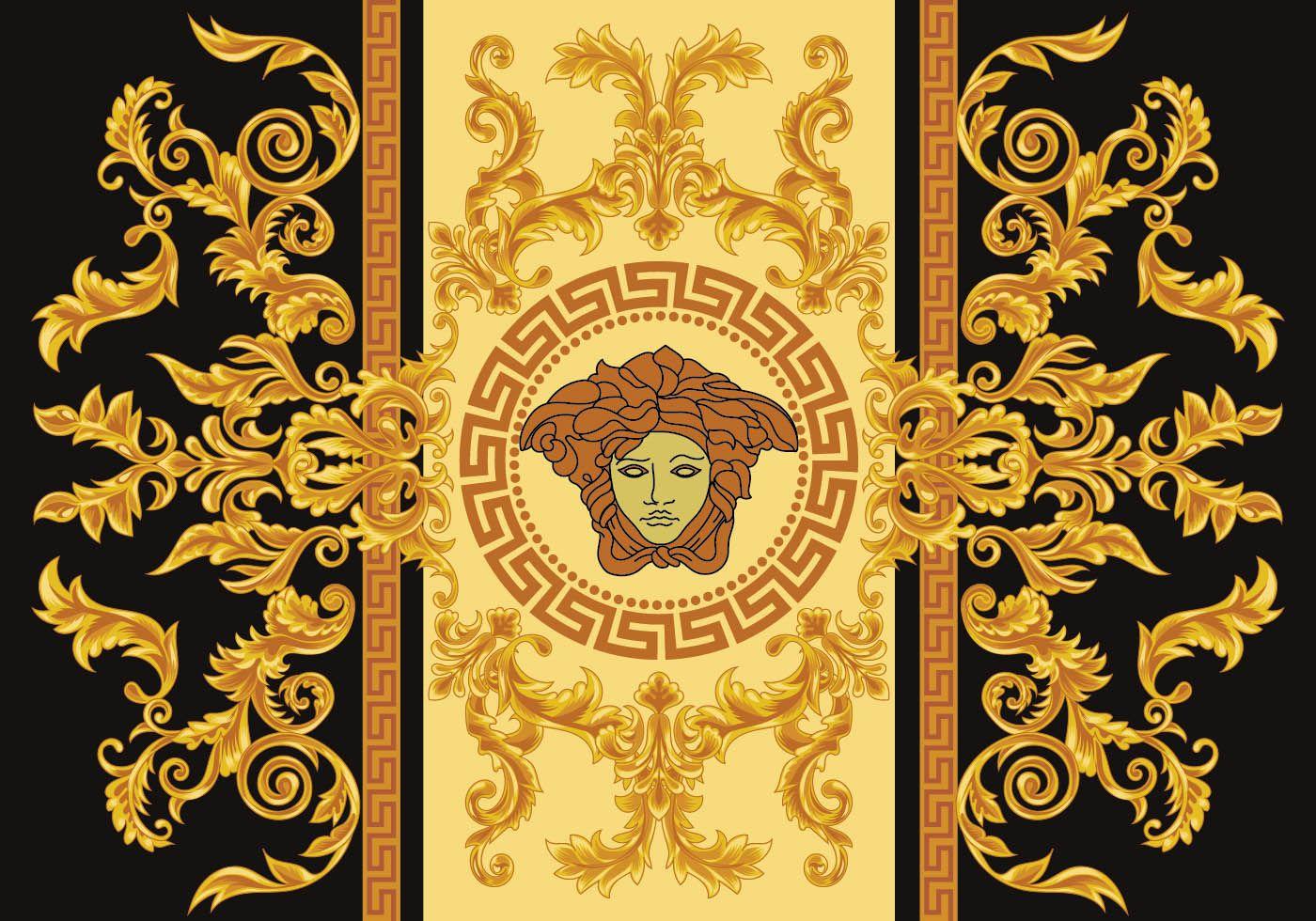 Versace Medusa Wallpapers Top Free Versace Medusa Backgrounds WallpaperAccess