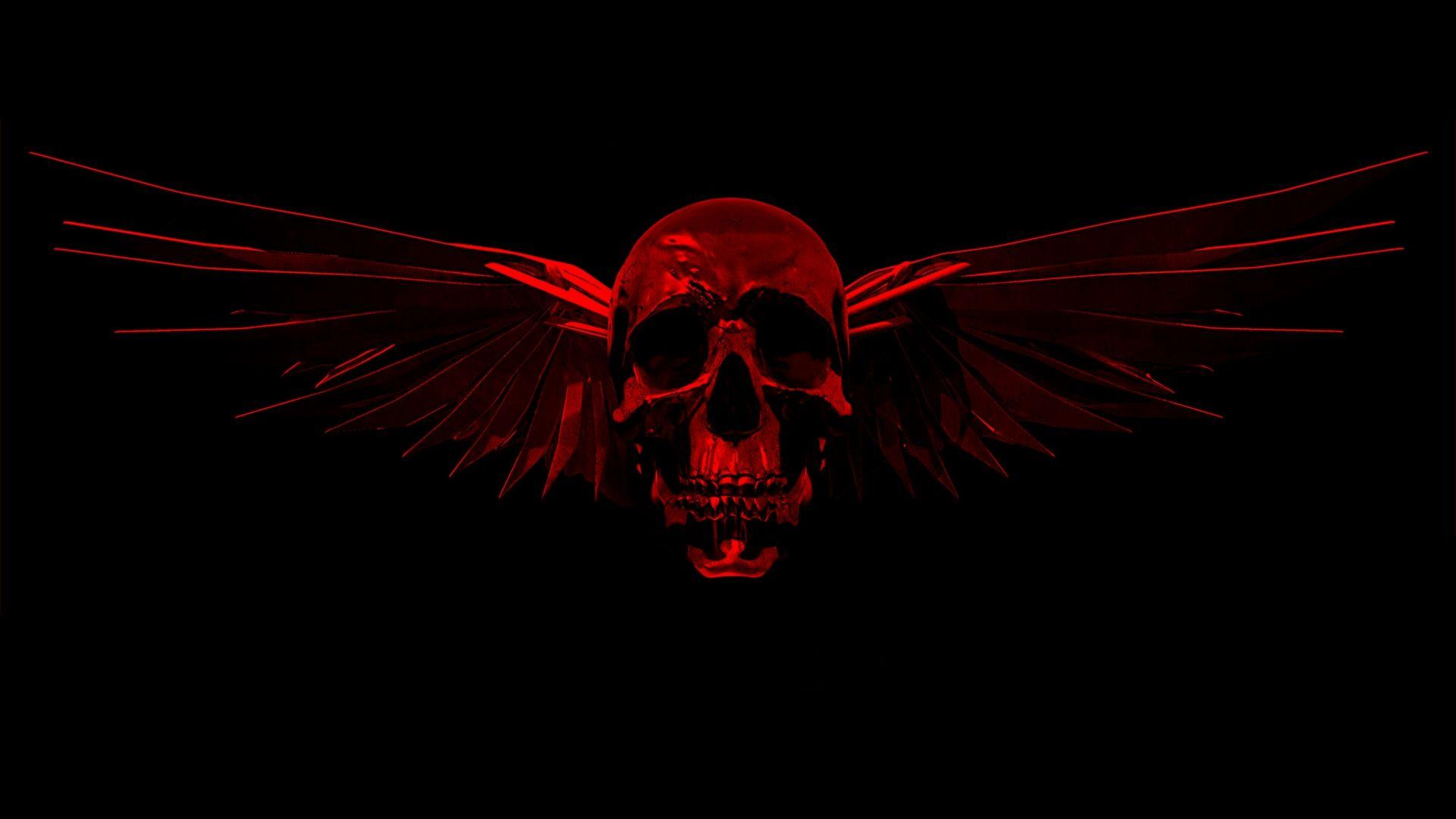 Dark Red Skull Wallpapers Top Free Dark Red Skull Backgrounds WallpaperAccess