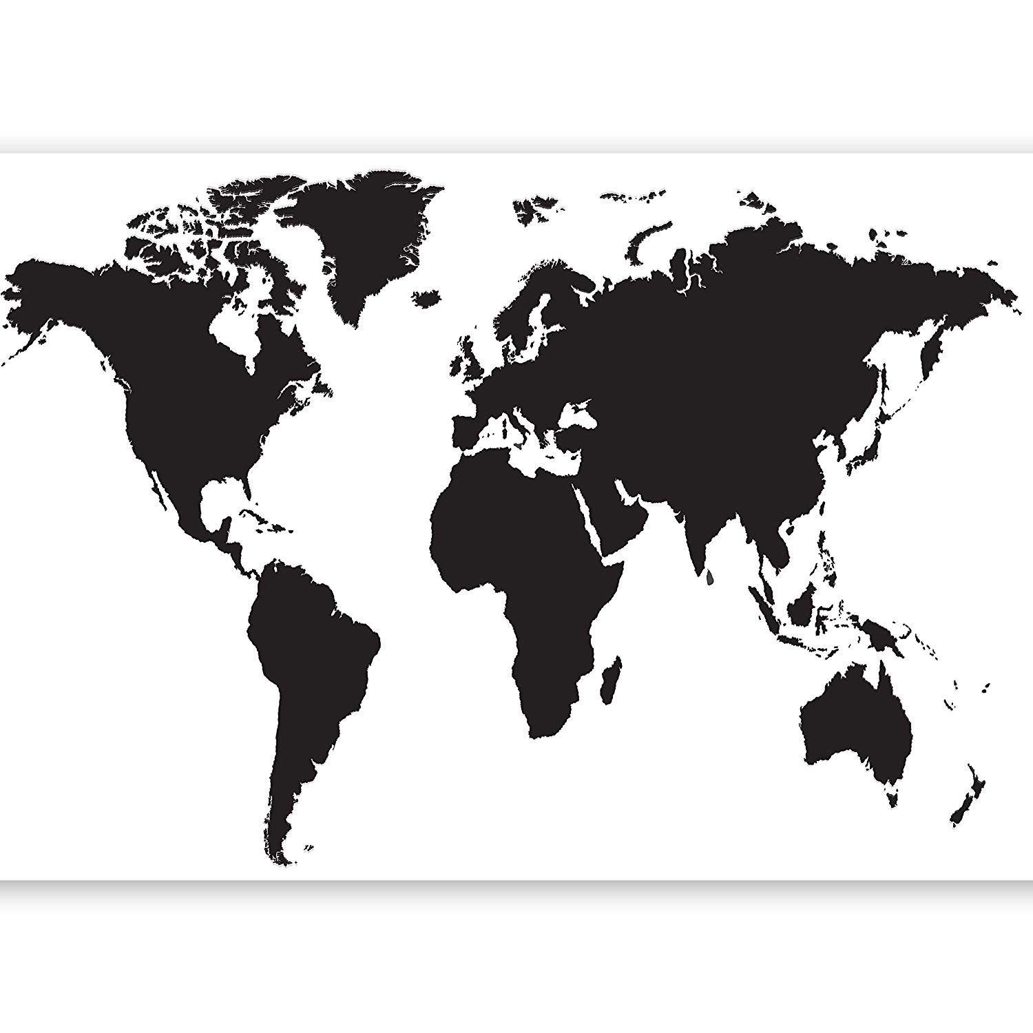 Black and White World Map Wallpapers - Top Free Black and White World