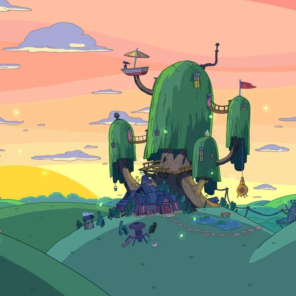 Adventure Time Treehouse Wallpapers Top Free Adventure Time Treehouse