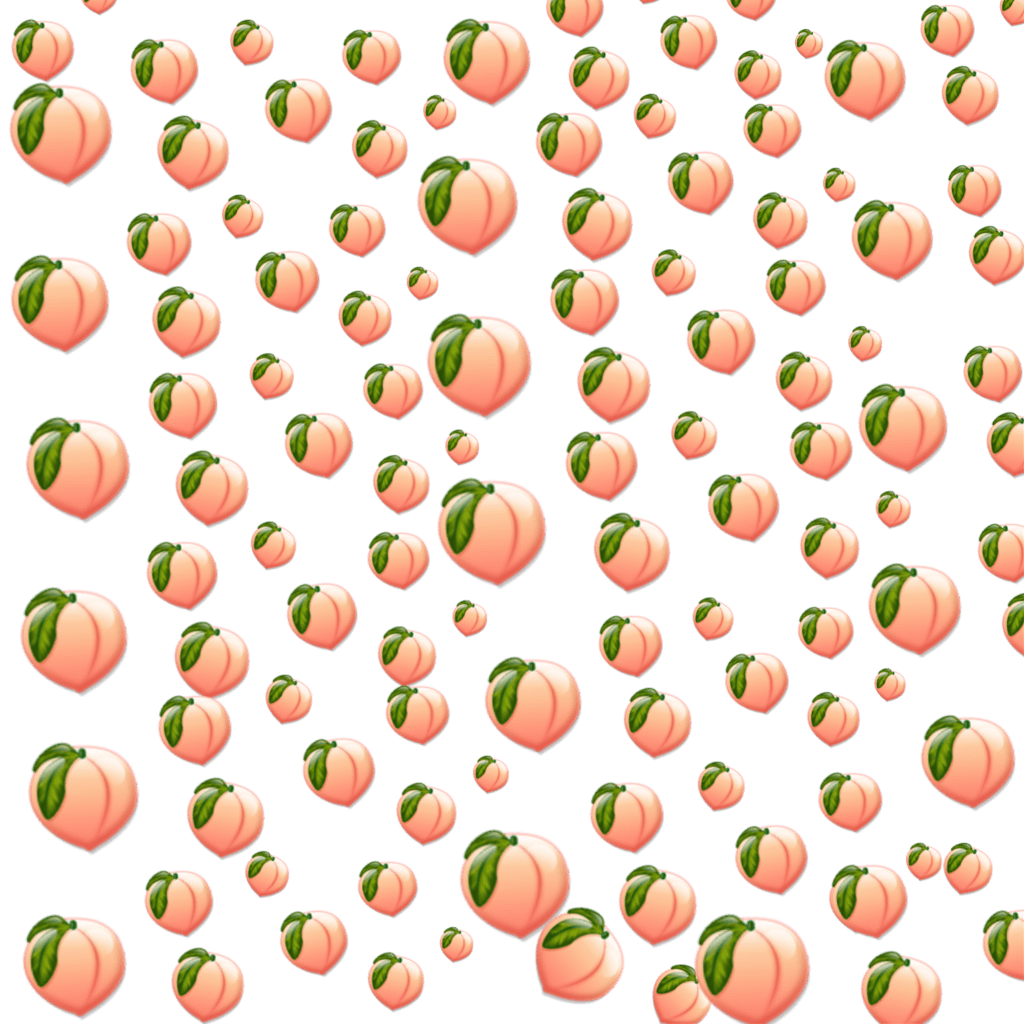 Peach Emoji Background