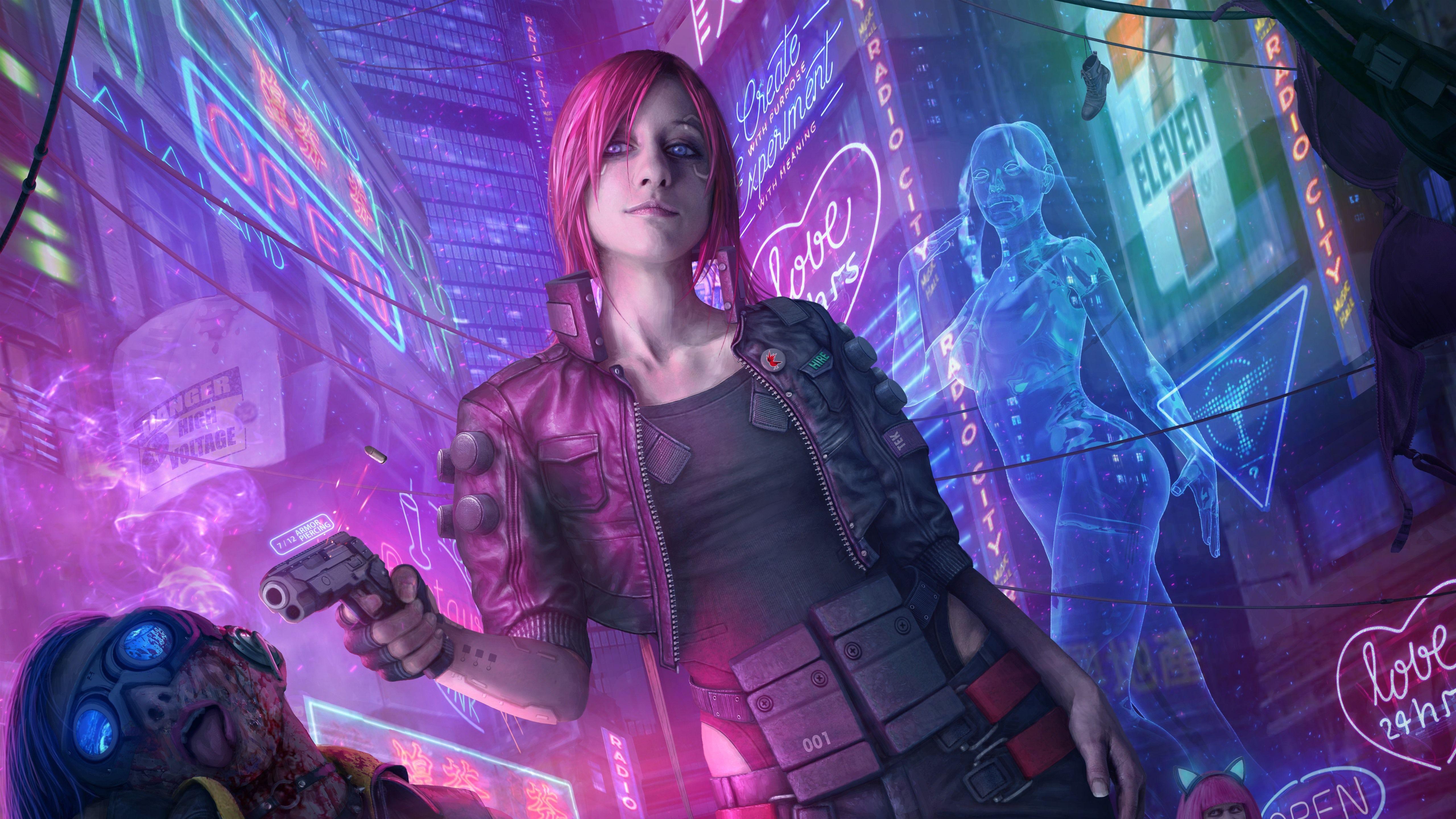 Cyberpunk 2077 Girl Wallpapers Top Free Cyberpunk 2077 Girl