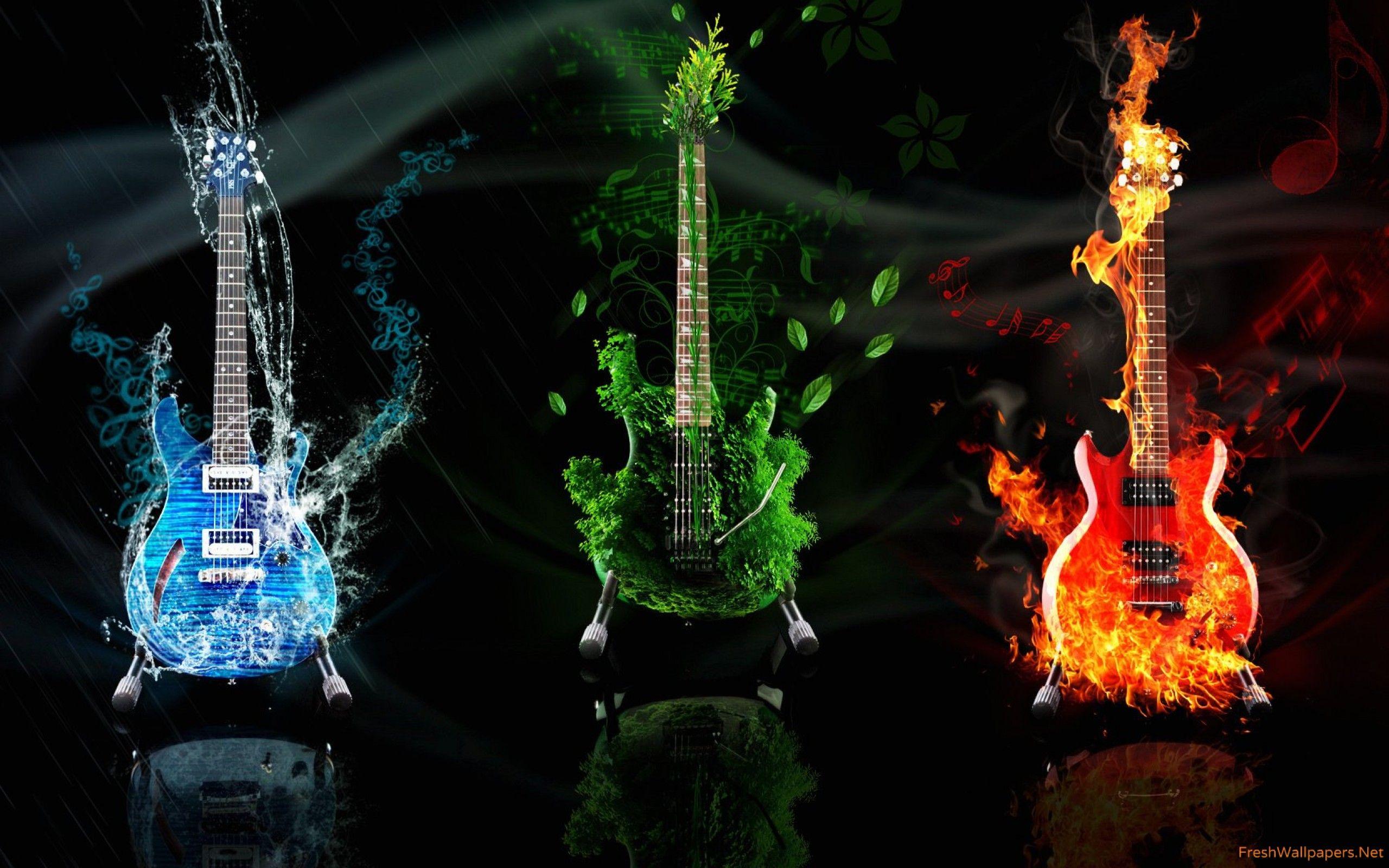 Flaming Guitar Wallpapers Top Free Flaming Guitar Backgrounds