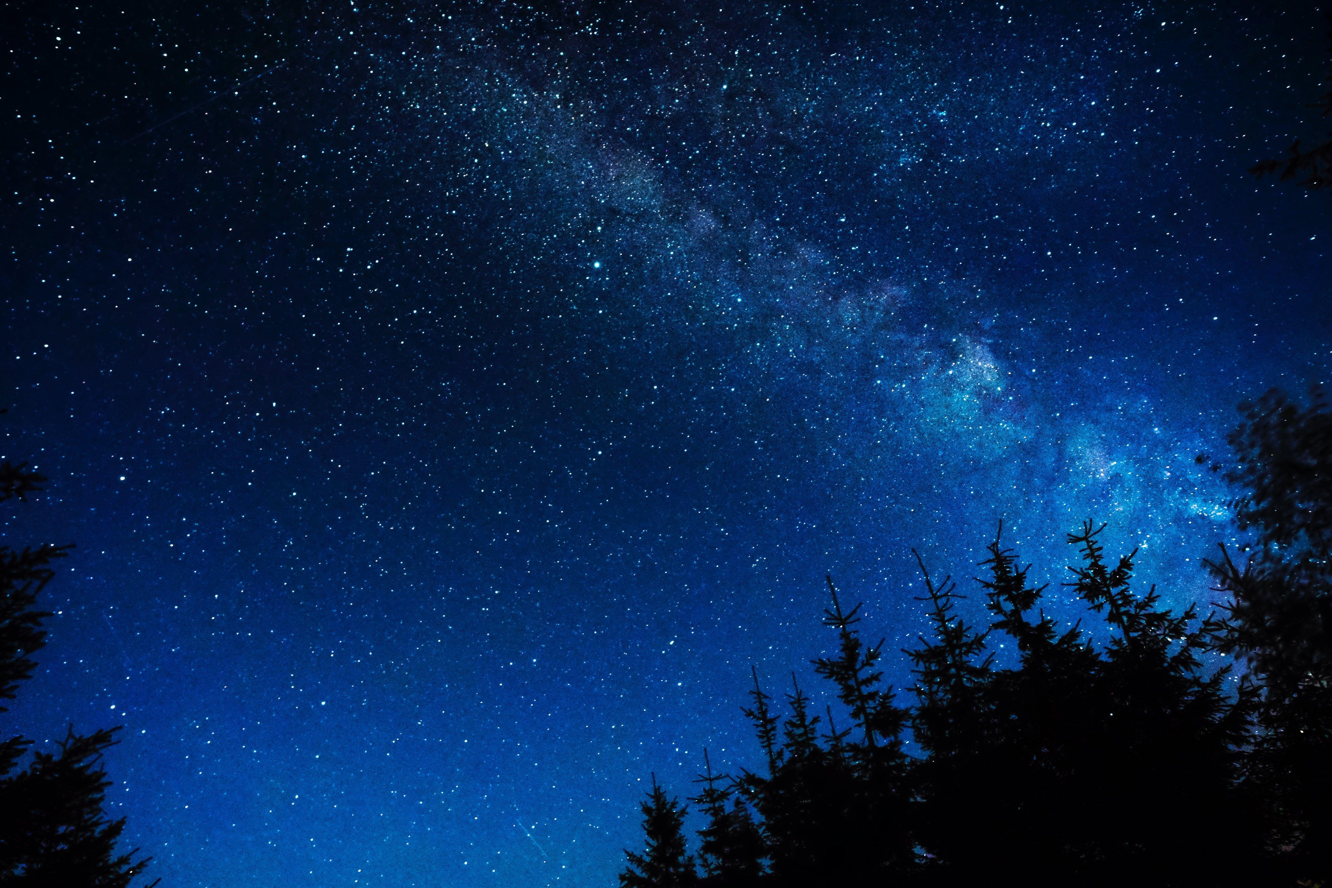 Blue Sky and Stars Wallpapers Top Free Blue Sky and Stars Backgrounds