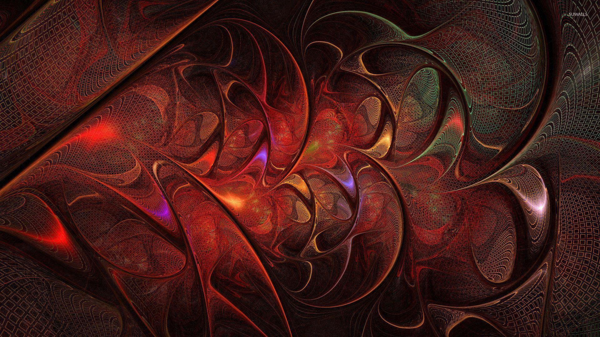 Red Fractal Wallpapers Top Free Red Fractal Backgrounds WallpaperAccess