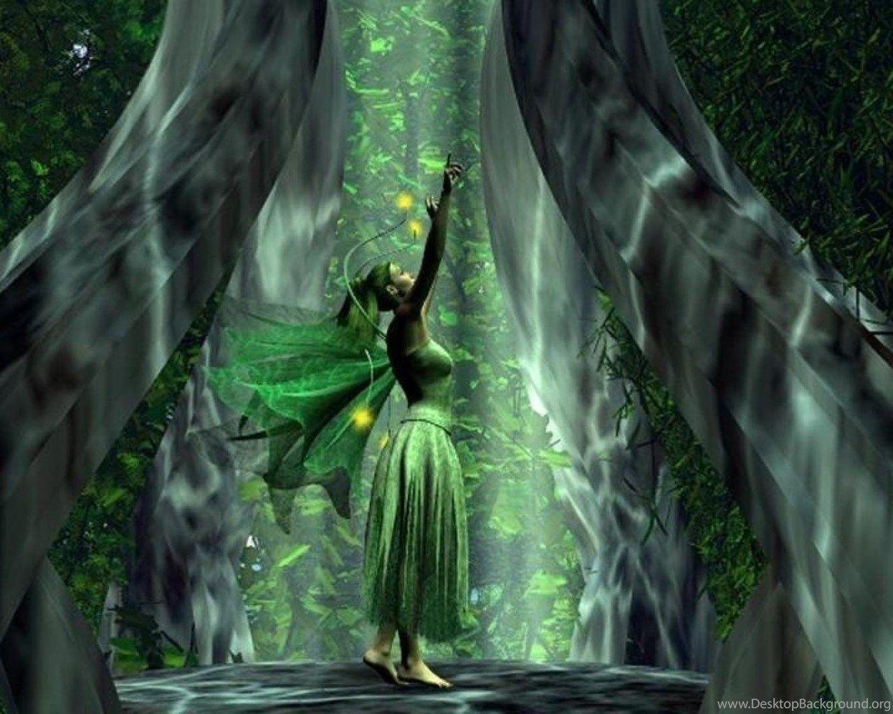 Green Fairy Wallpapers Top Free Green Fairy Backgrounds WallpaperAccess