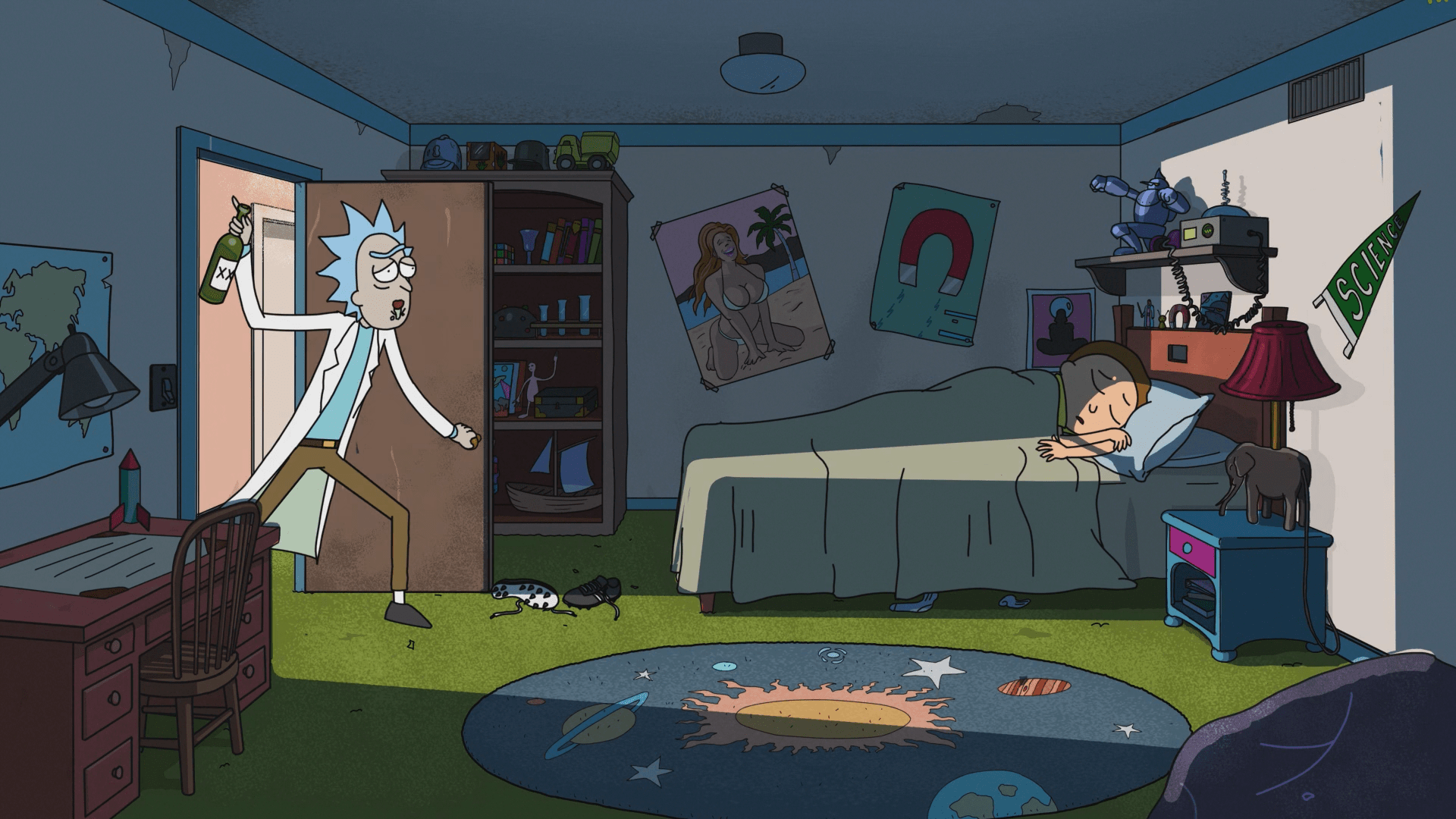 Rick and Morty Garage Wallpapers Top Free Rick and Morty Garage
