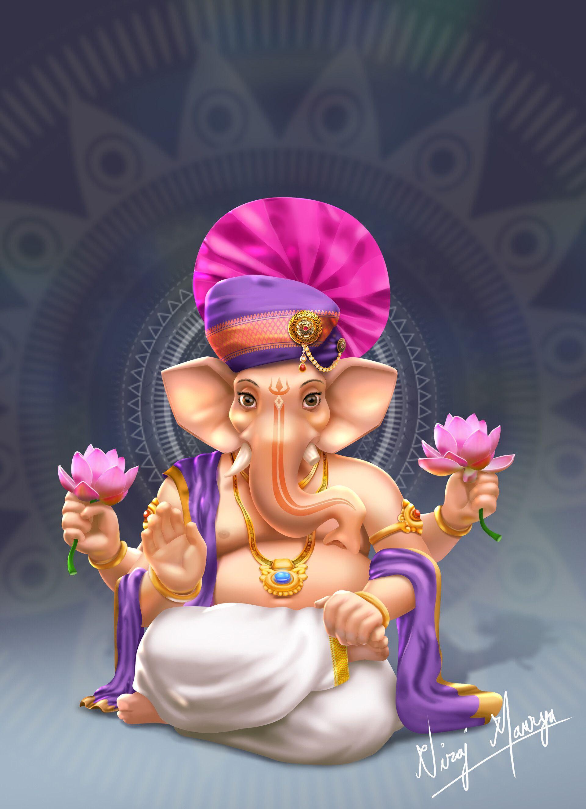 Ganesh 3D Wallpapers Top Free Ganesh 3D Backgrounds WallpaperAccess