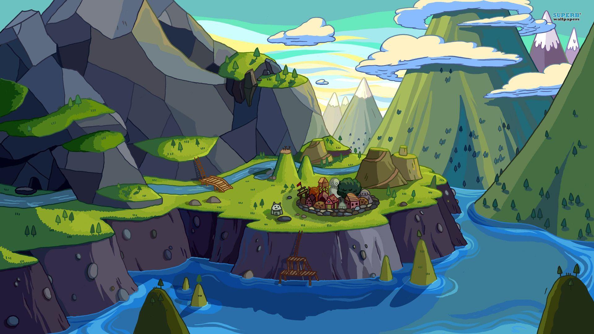 Adventure Time Landscape Wallpapers Top Free Adventure Time Landscape