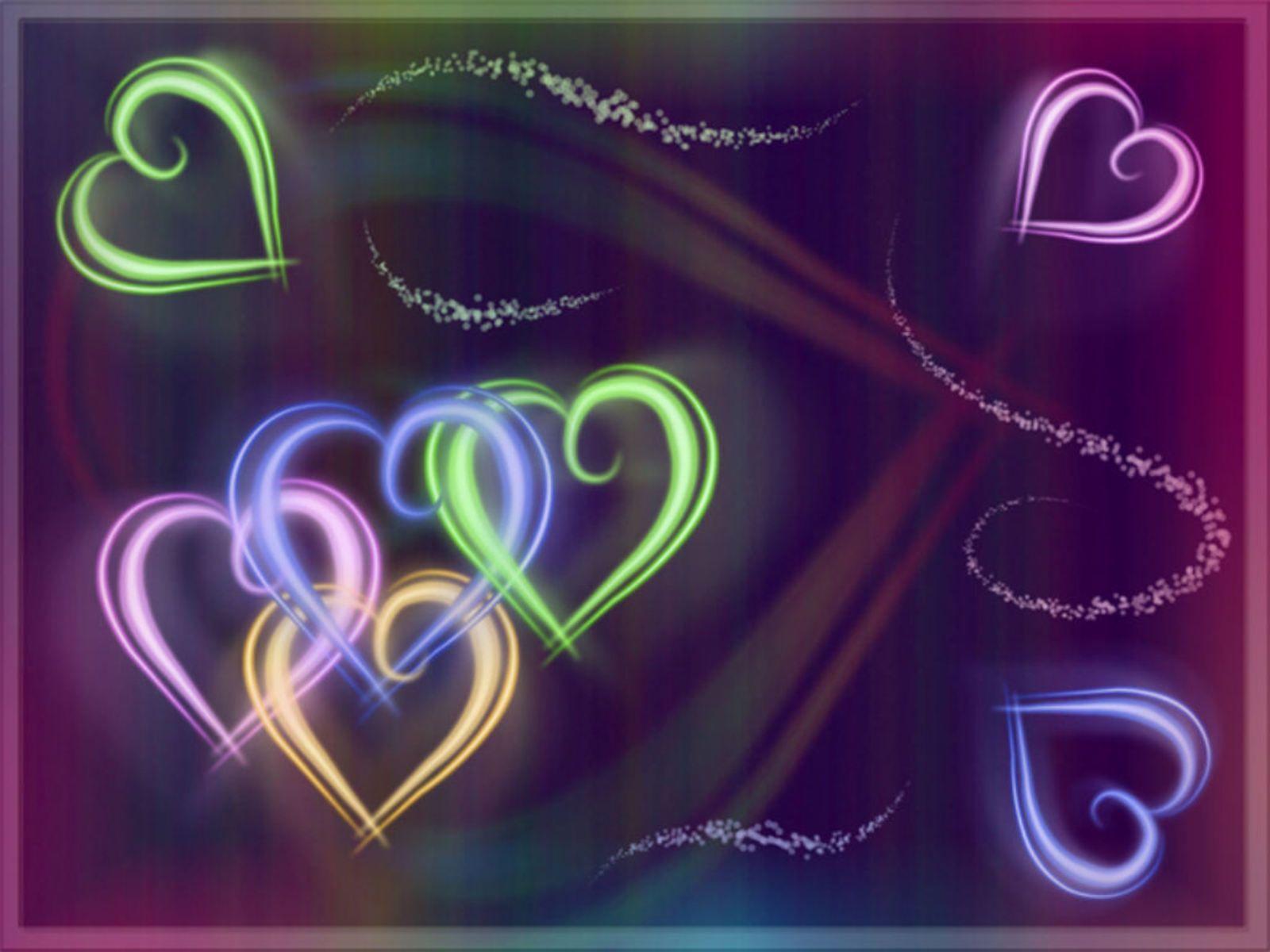 Bright Neon Heart Wallpapers Top Free Bright Neon Heart Backgrounds