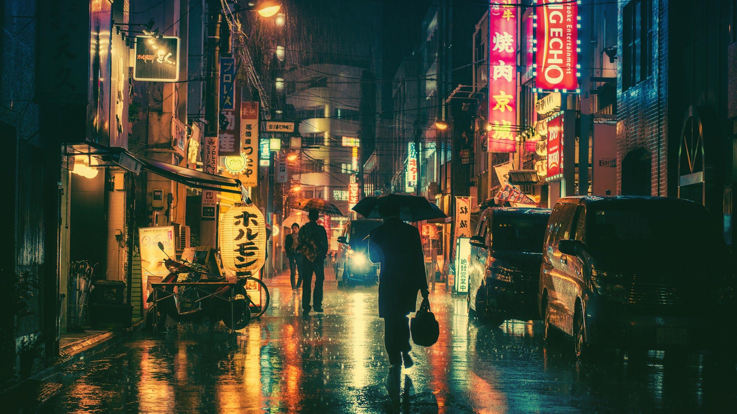 Japan Night Wallpapers Top Free Japan Night Backgrounds WallpaperAccess