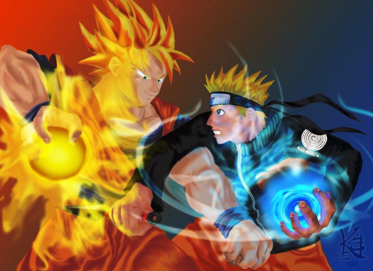 Naruto vs Goku Wallpapers Top Free Naruto vs Goku Backgrounds