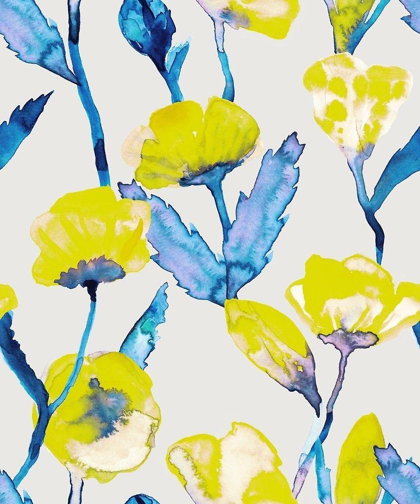 Blue and Yellow Floral Wallpapers Top Free Blue and Yellow Floral
