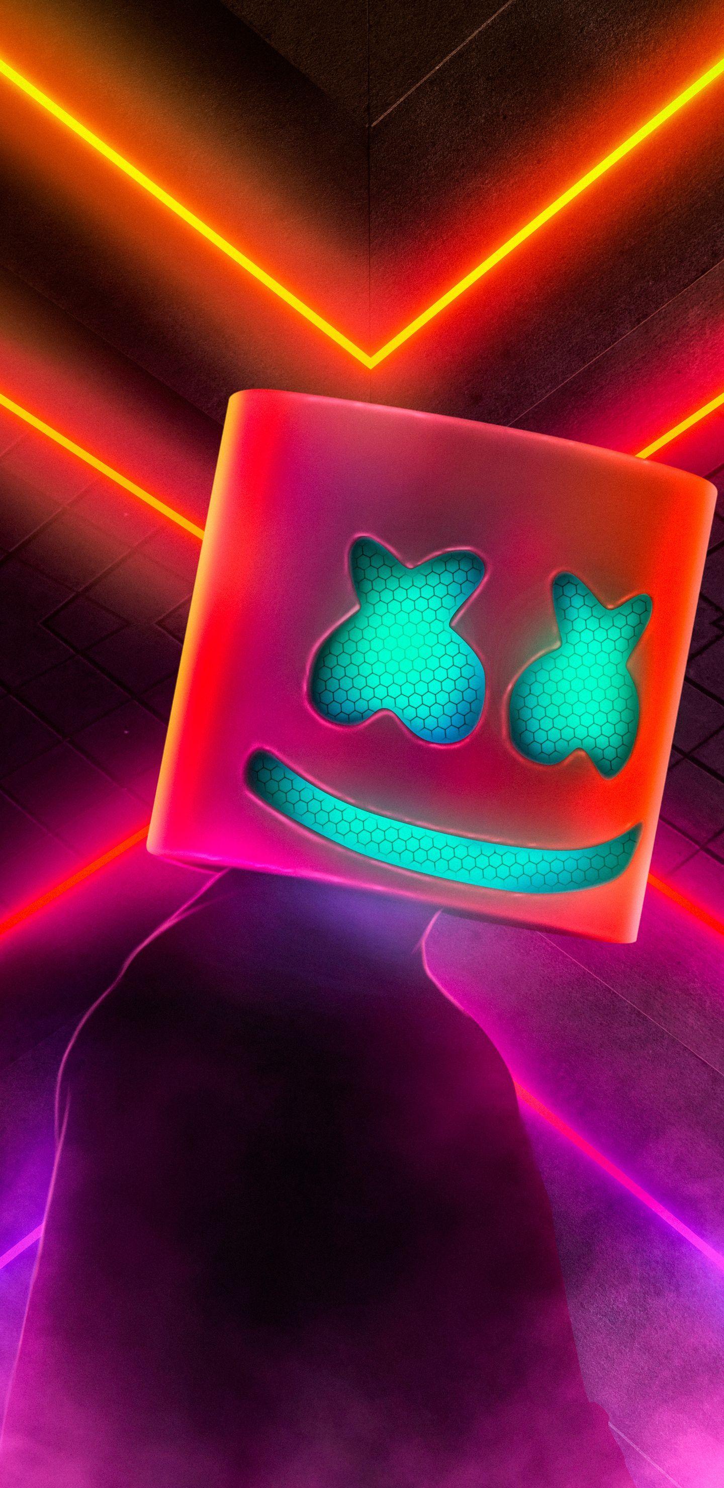 Neon Marshmello Wallpapers Top Free Neon Marshmello Backgrounds