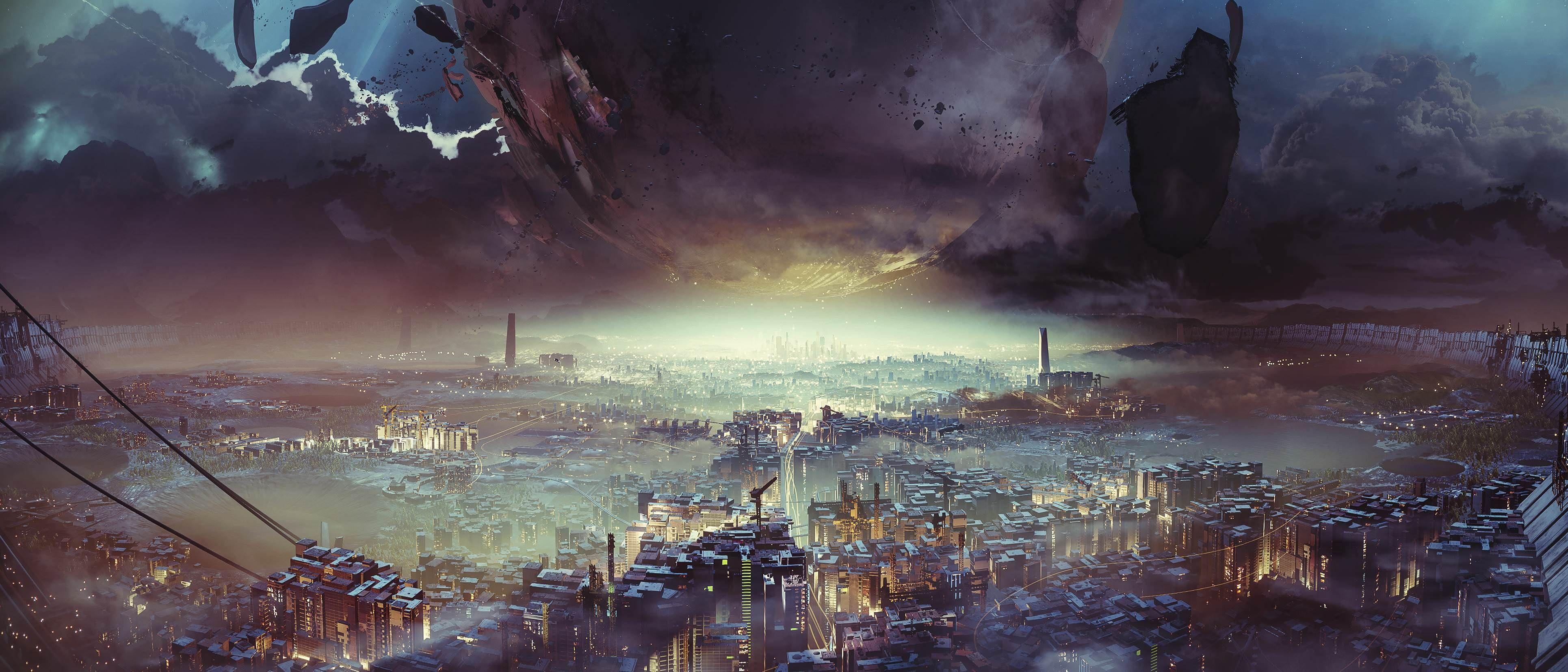 Destiny 2 Dual Screen Wallpapers Top Free Destiny 2 Dual Screen