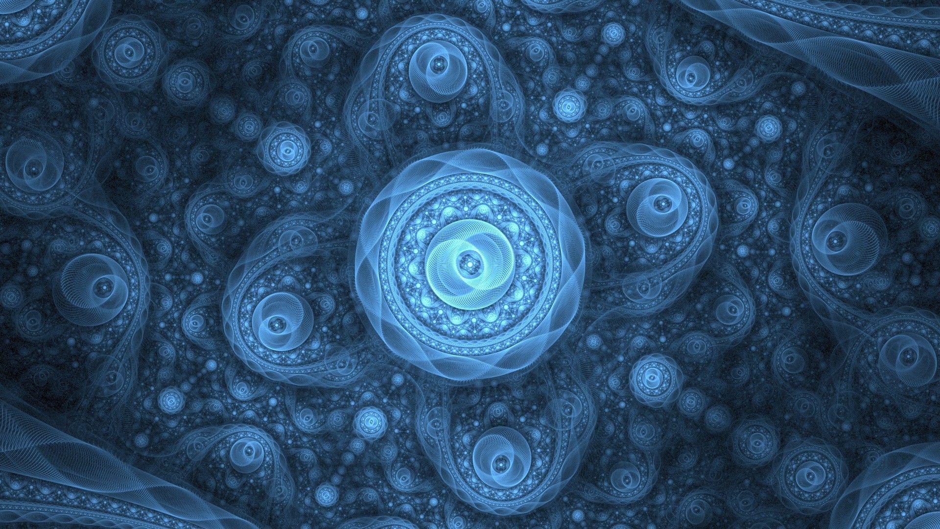 Blue Fractal Wallpapers Top Free Blue Fractal Backgrounds WallpaperAccess