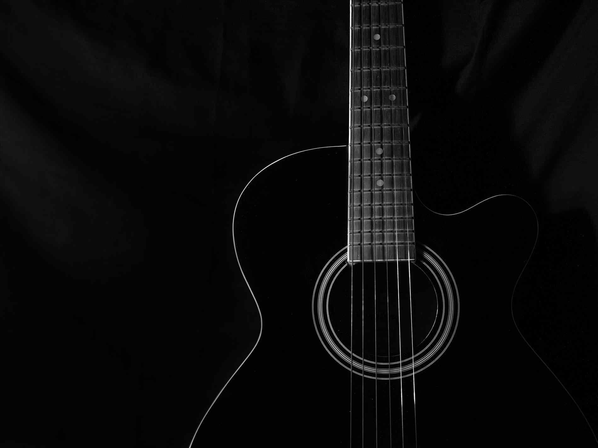 Black Acoustic Guitar Wallpapers Top Free Black Acoustic Guitar