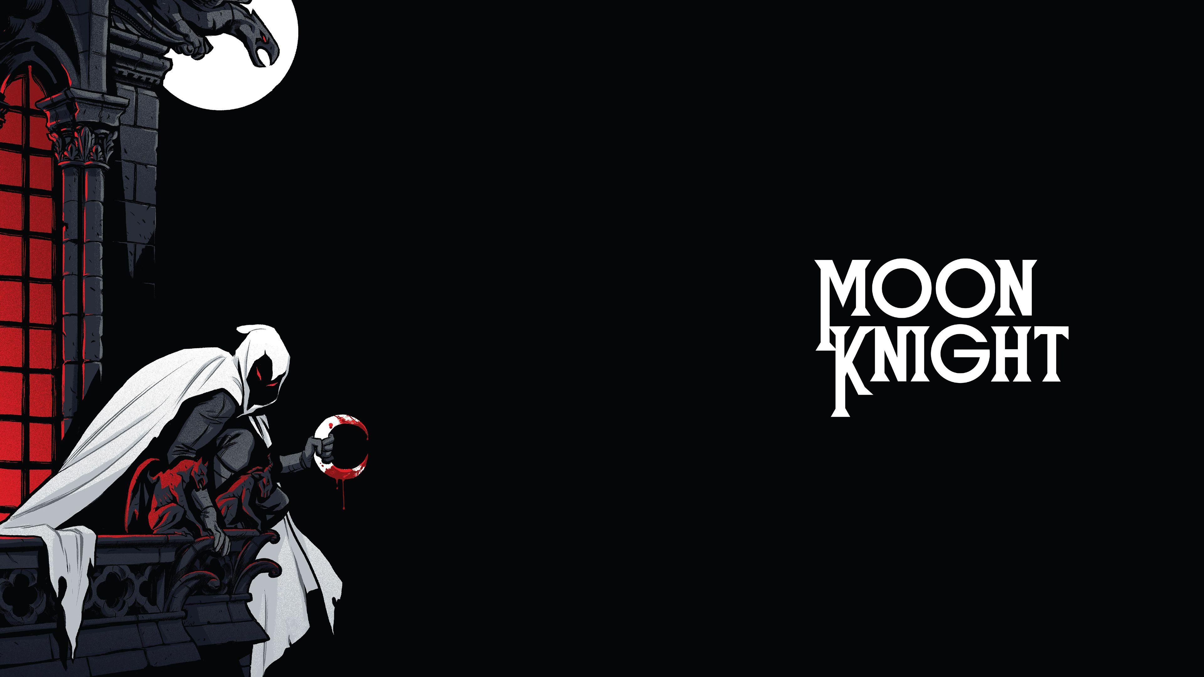 Minimalist Moon Knight Wallpapers Top Free Minimalist Moon Knight