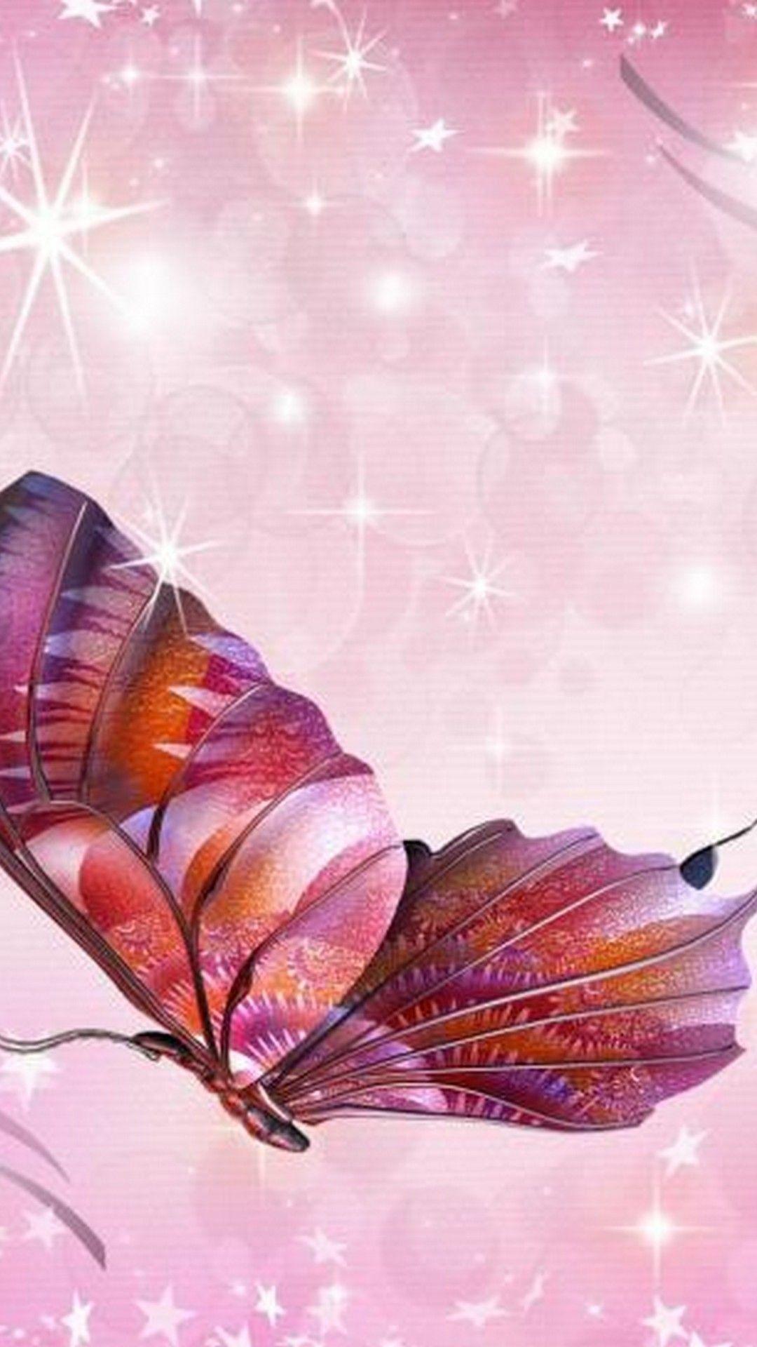 Pink Butterfly Phone Wallpapers Top Free Pink Butterfly Phone