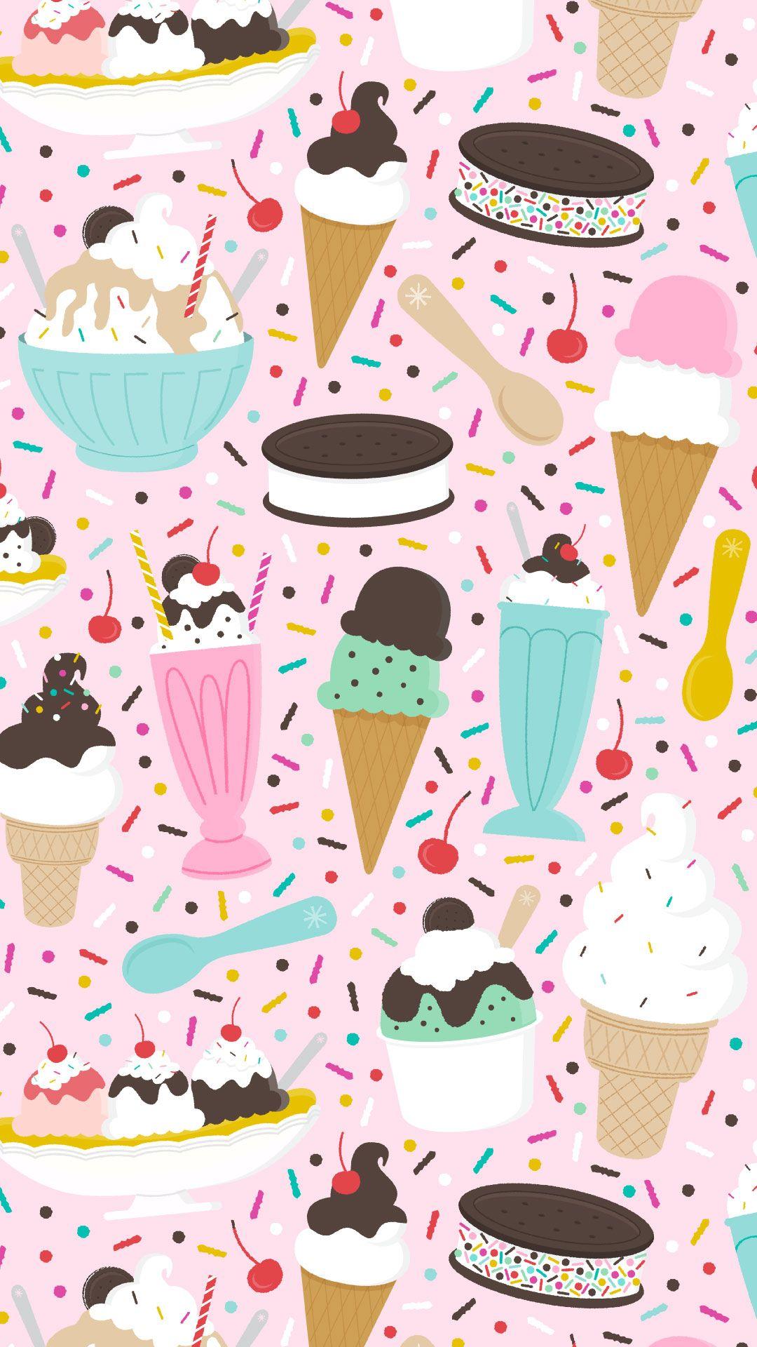 Cute Ice Cream iPhone Wallpapers Top Free Cute Ice Cream iPhone