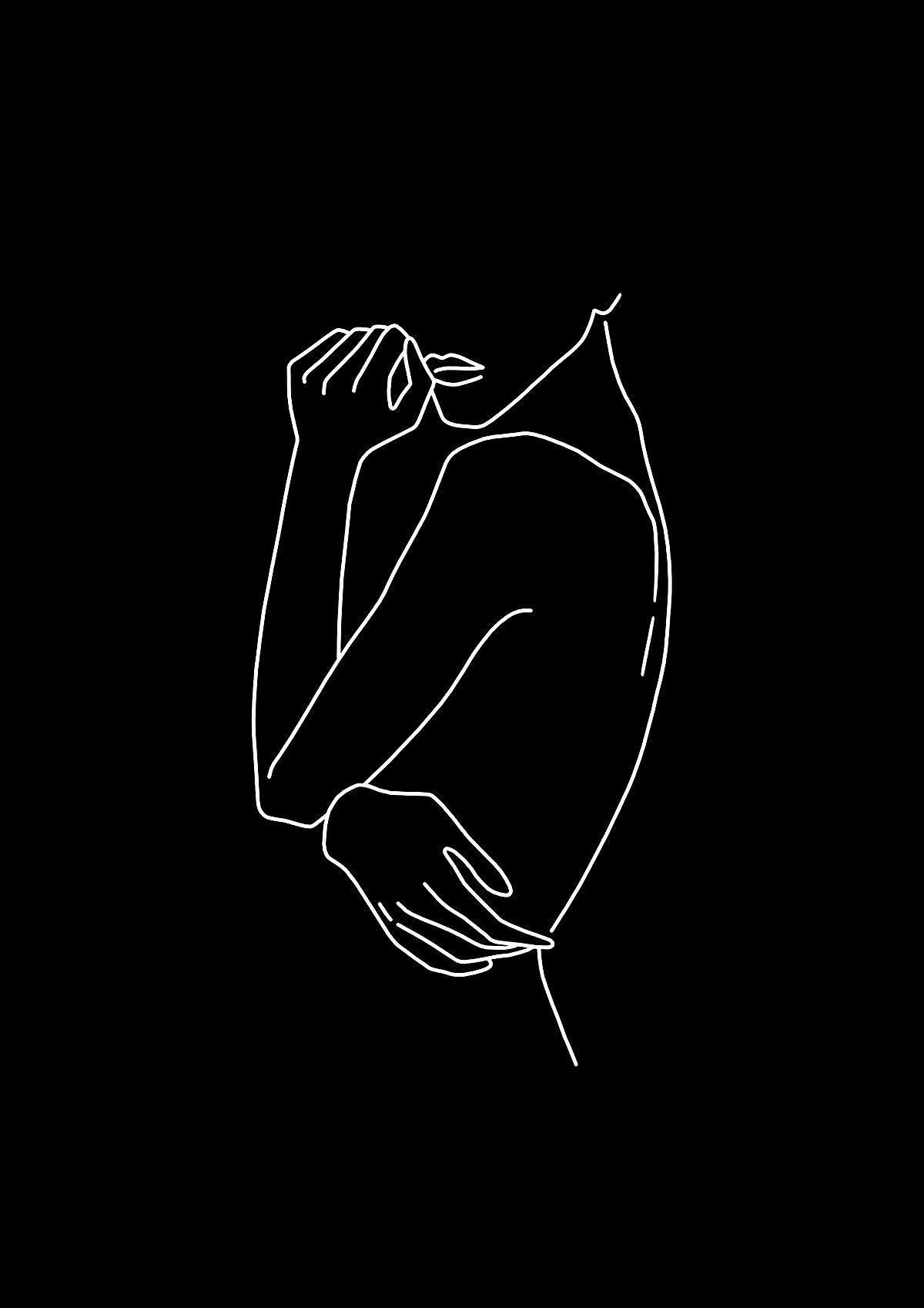 Black and White Line Drawing Wallpapers Top Free Black and White Line