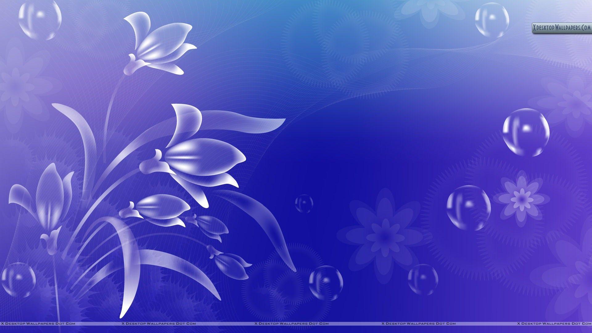 Blue Abstract Flower Wallpapers Top Free Blue Abstract Flower