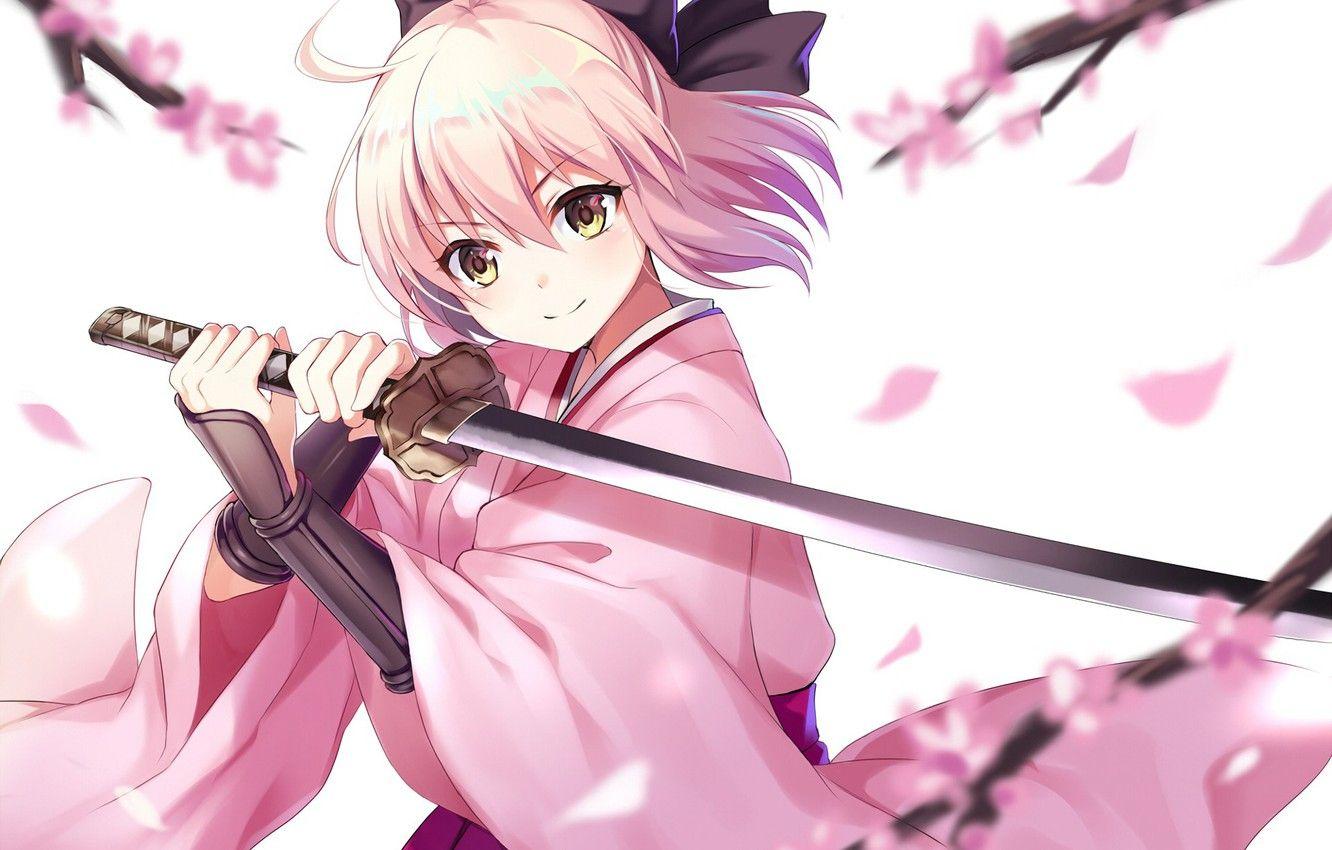 Anime Girl With Katana Wallpapers Top Free Anime Girl With Katana