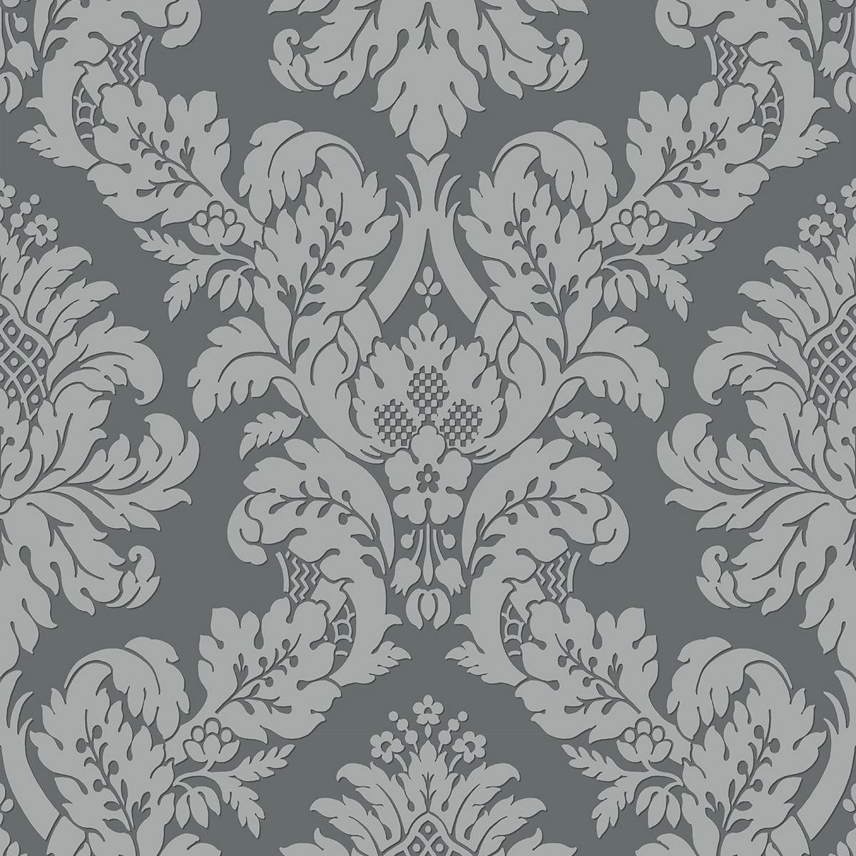 Grey Damask Wallpapers Top Free Grey Damask Backgrounds WallpaperAccess
