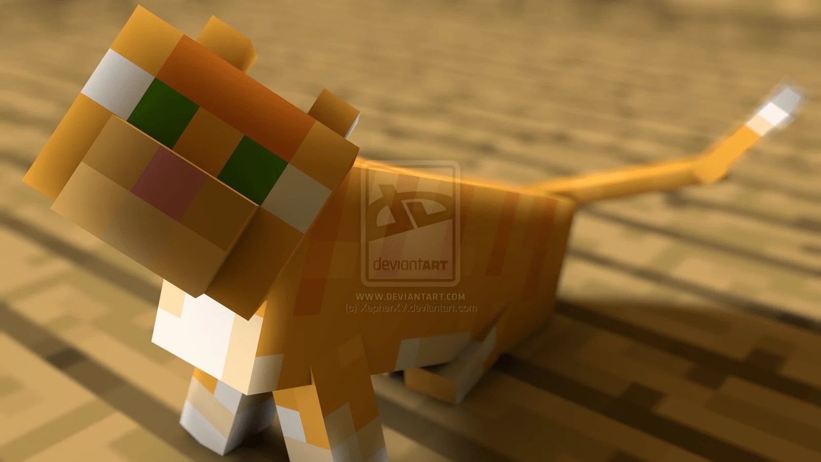 Minecraft Wallpaper Creeper Cat