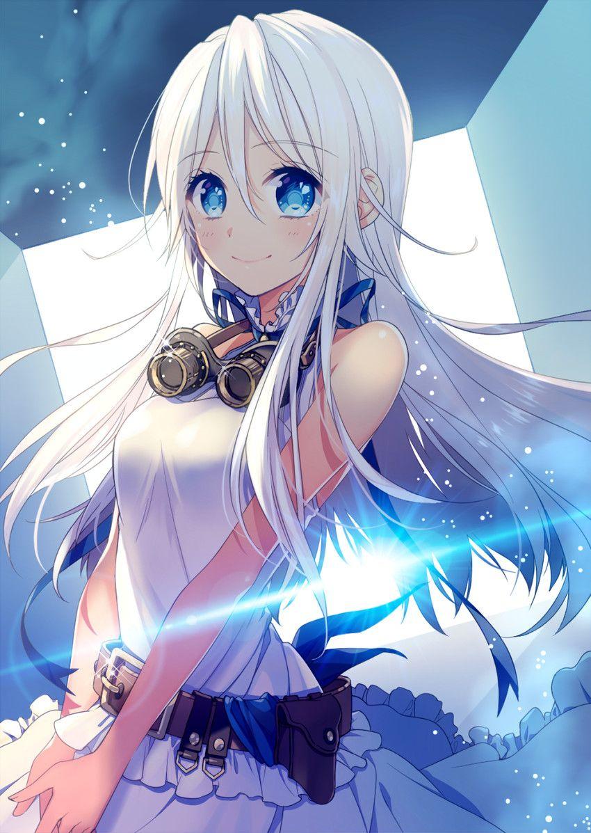 Blue and White Anime Wallpapers Top Free Blue and White Anime