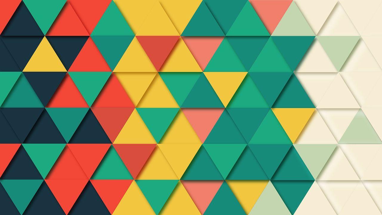 Colorful Geometric Triangle Wallpapers Top Free Colorful Geometric