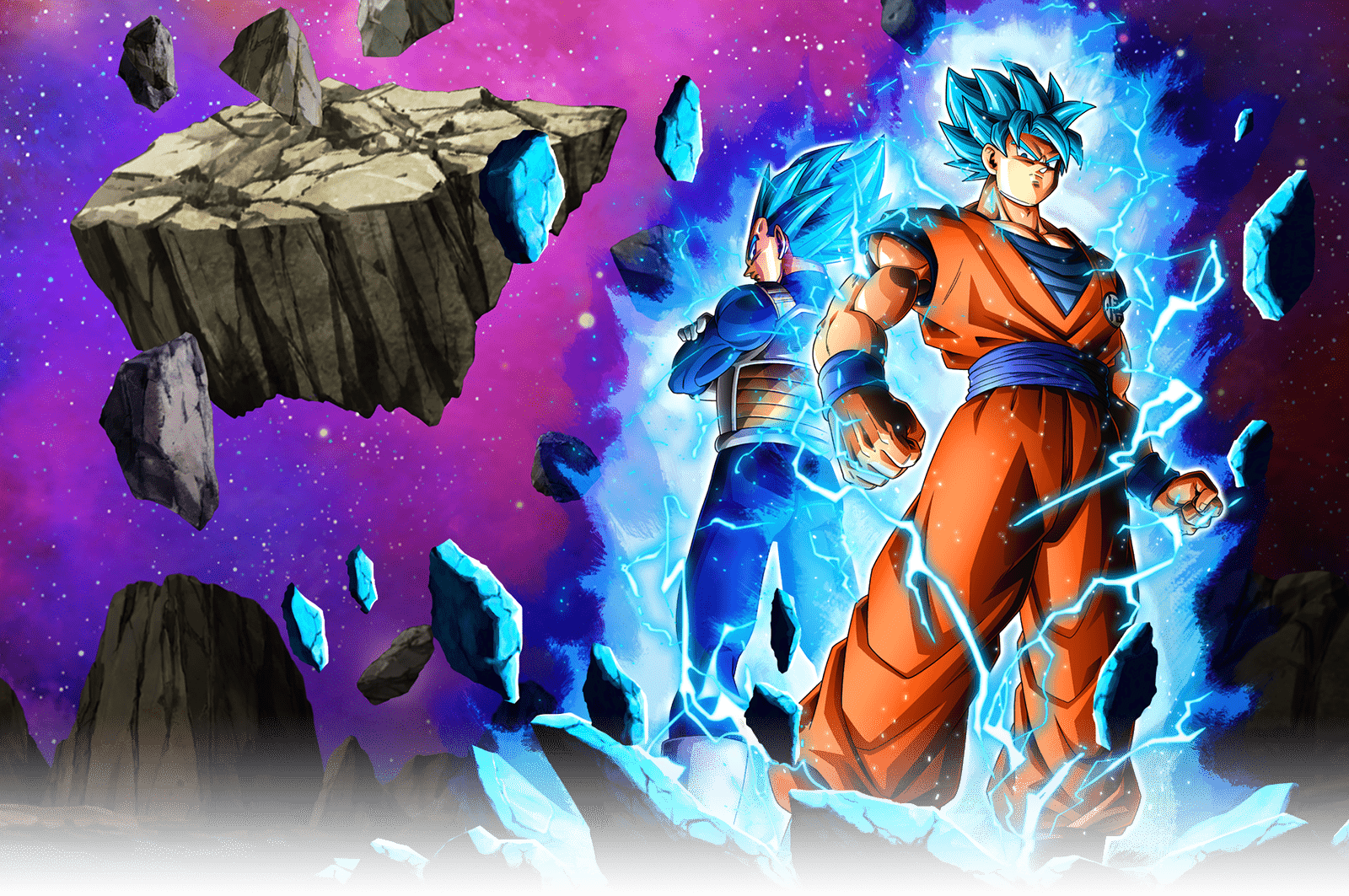 Goku and Vegeta Blue Wallpapers Top Free Goku and Vegeta Blue Backgrounds WallpaperAccess