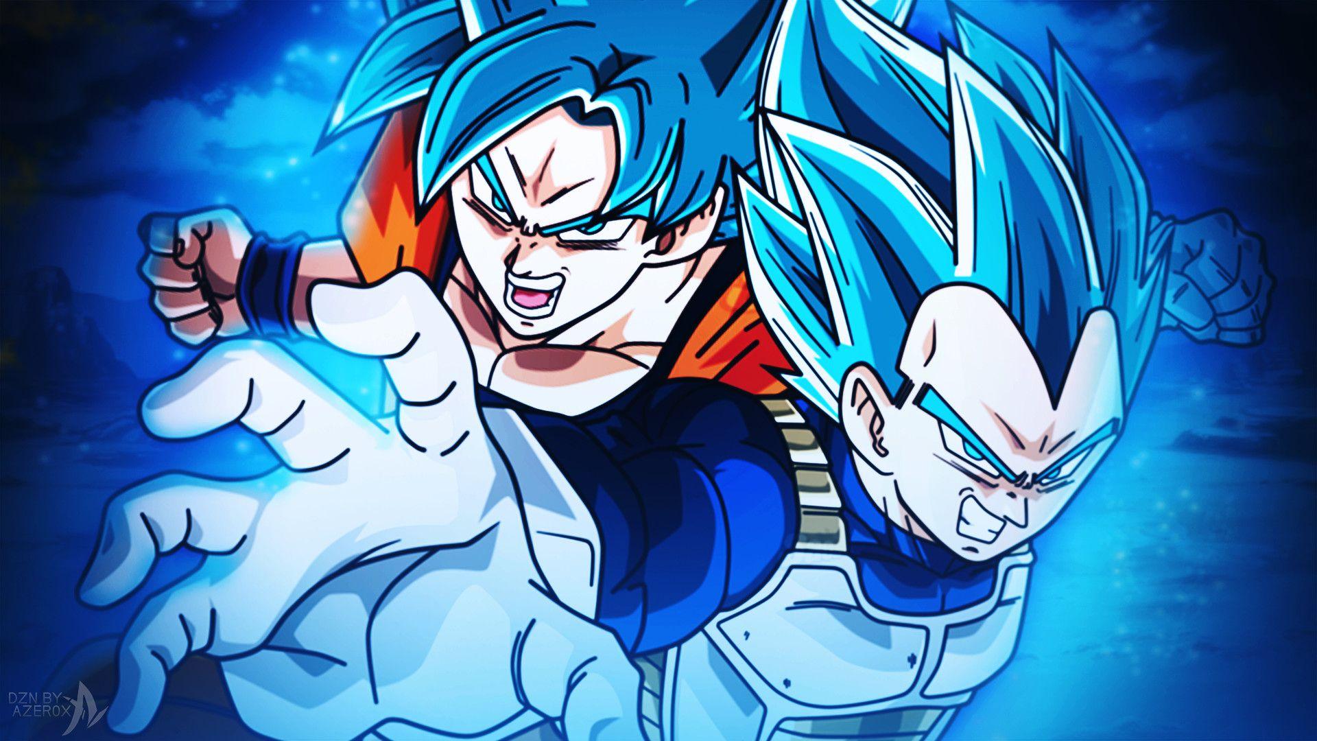 Goku and Vegeta Blue Wallpapers Top Free Goku and Vegeta Blue